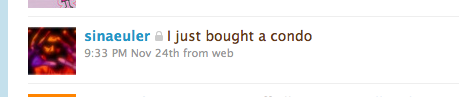 I just bought a condo
